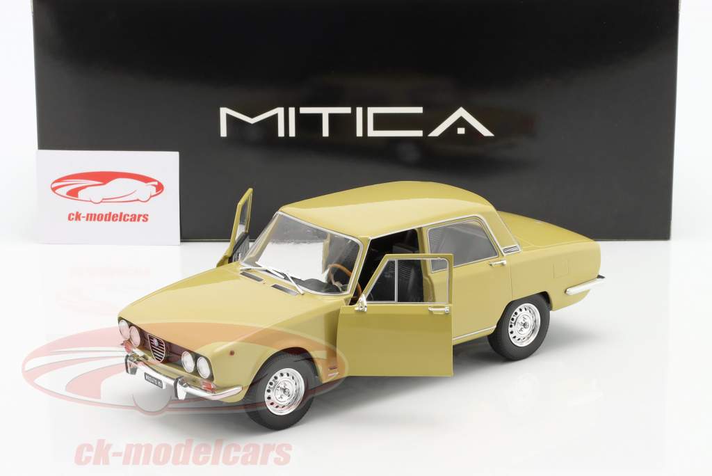 Alfa Romeo 2000 Berlina 1971 dunkelgelb 1:18 Mitica