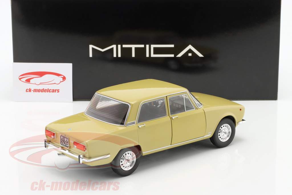 Alfa Romeo 2000 Berlina 1971 amarelo escuro 1:18 Mitica