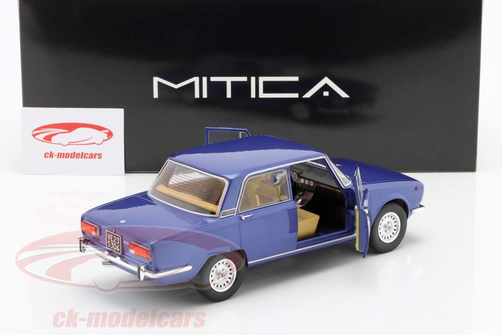 Alfa Romeo 2000 Berlina 1971 bleu métallique 1:18 Mitica