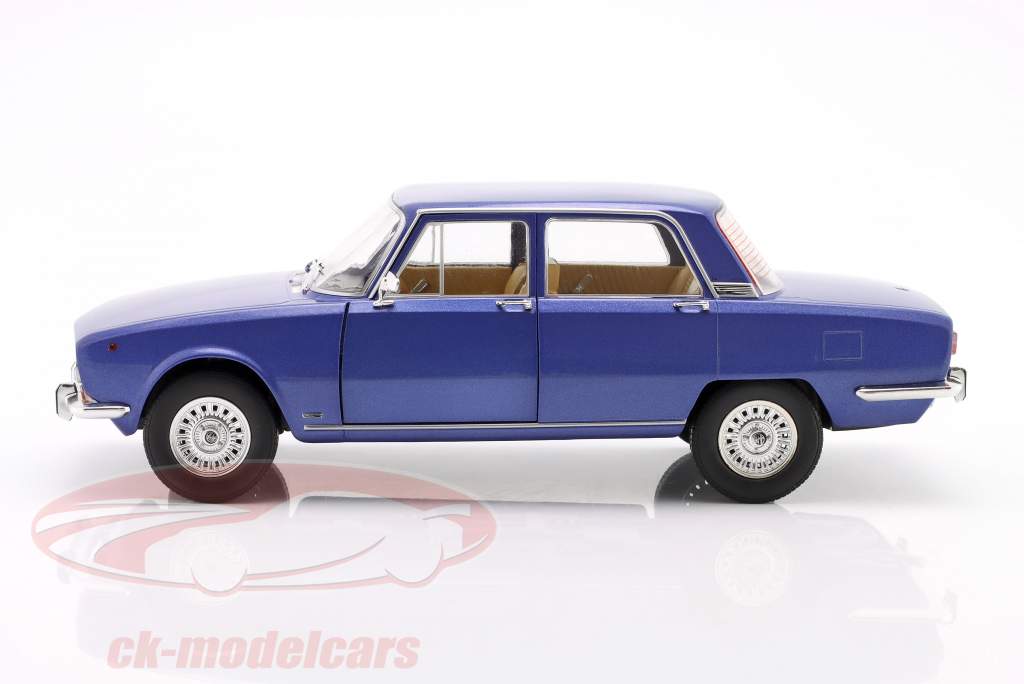 Alfa Romeo 2000 Berlina 1971 синий металлический 1:18 Mitica