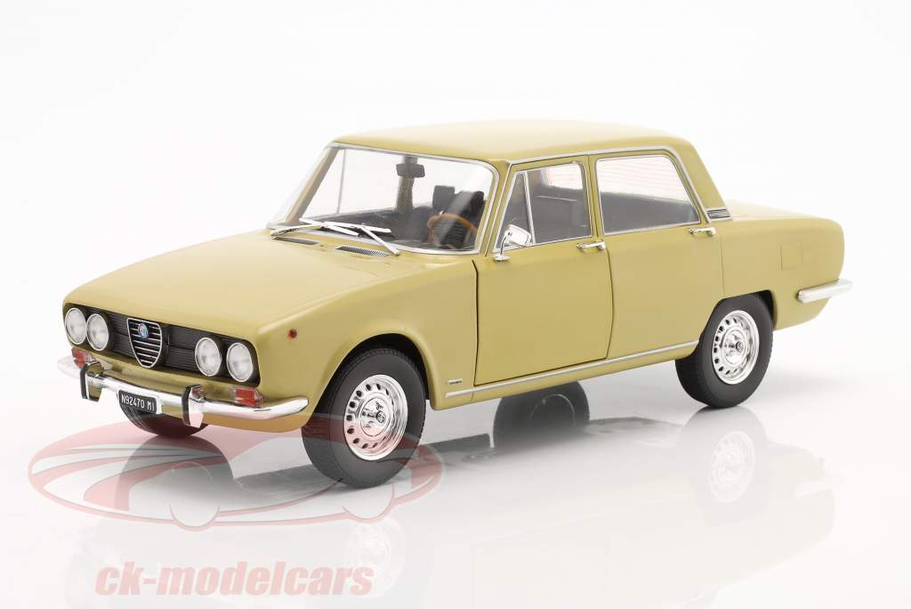 Alfa Romeo 2000 Berlina 1971 dunkelgelb 1:18 Mitica