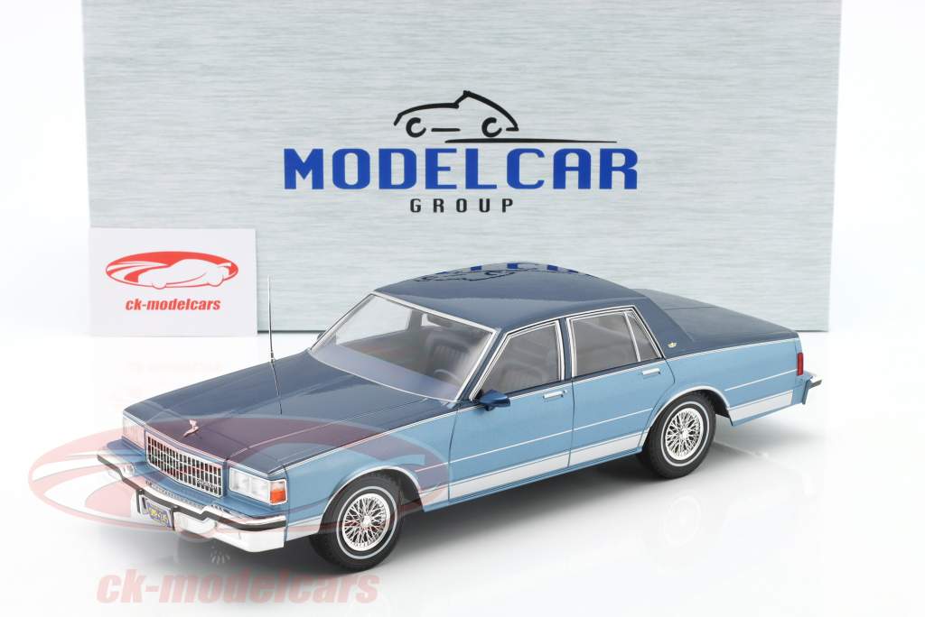 Chevrolet Caprice 建造年份 1987 蓝色的 金属 1:18 ModelCar Group