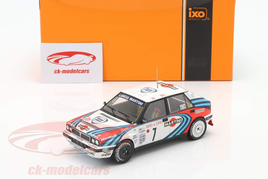 Lancia Delta Integrale 16V #7 Winner Rallye Monte Carlo 1990 1:24 Ixo