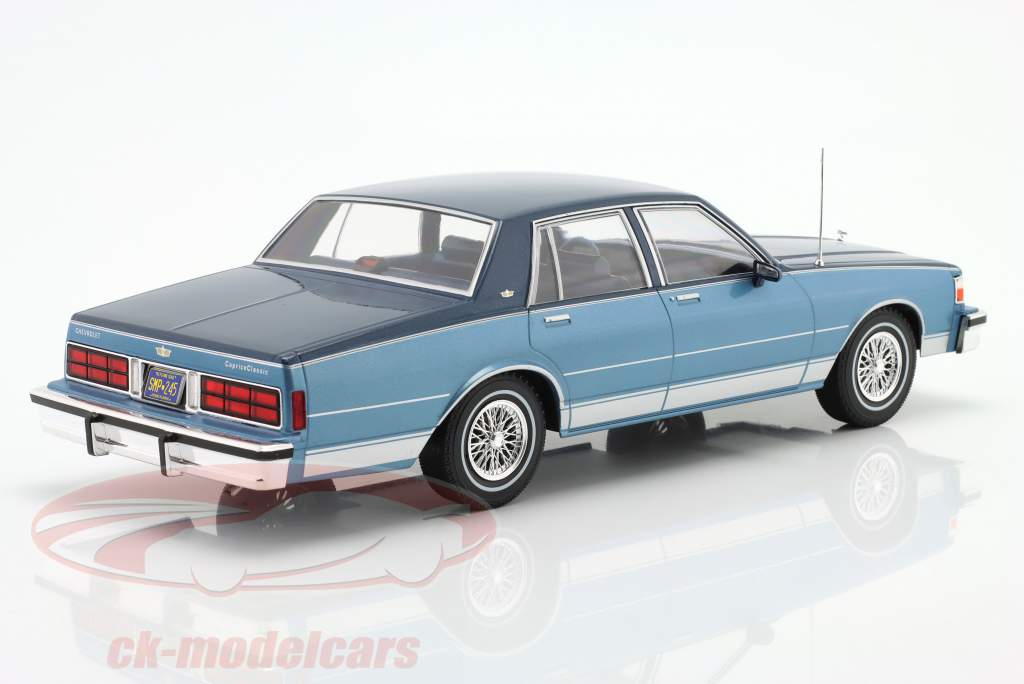 Chevrolet Caprice 建造年份 1987 蓝色的 金属 1:18 ModelCar Group