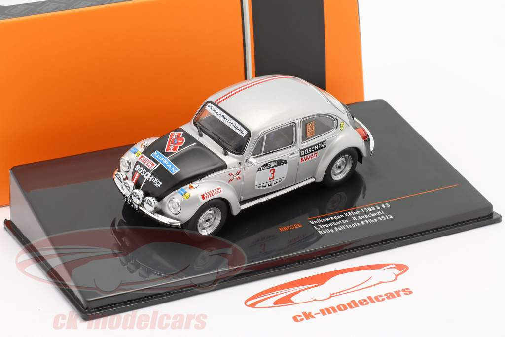 Volkswagen VW Käfer 1303 S #3 Rallye Elba 1973 Trombotto, Zanchetti 1:43 Ixo
