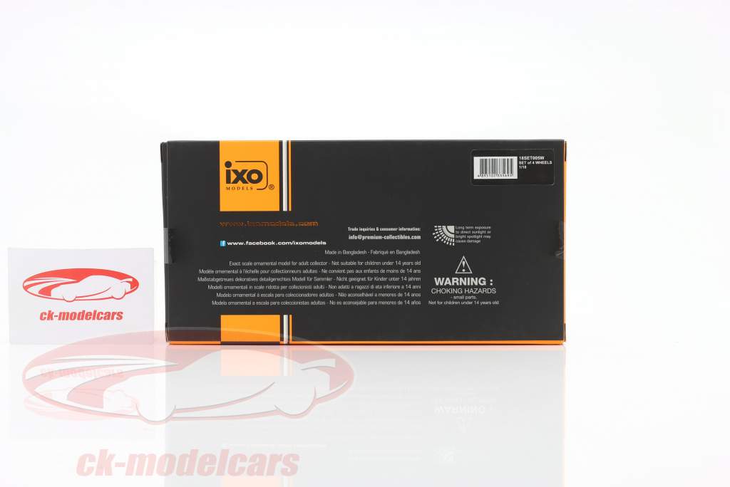 Wheels set Rota (4 pieces) With stand 1:18 Ixo