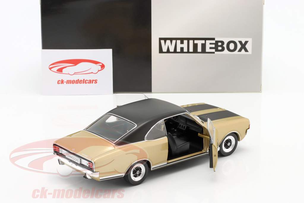 Opel Commodore A GS/E Coupe 建设年份 1970 金子 / 黑色的 1:24 WhiteBox