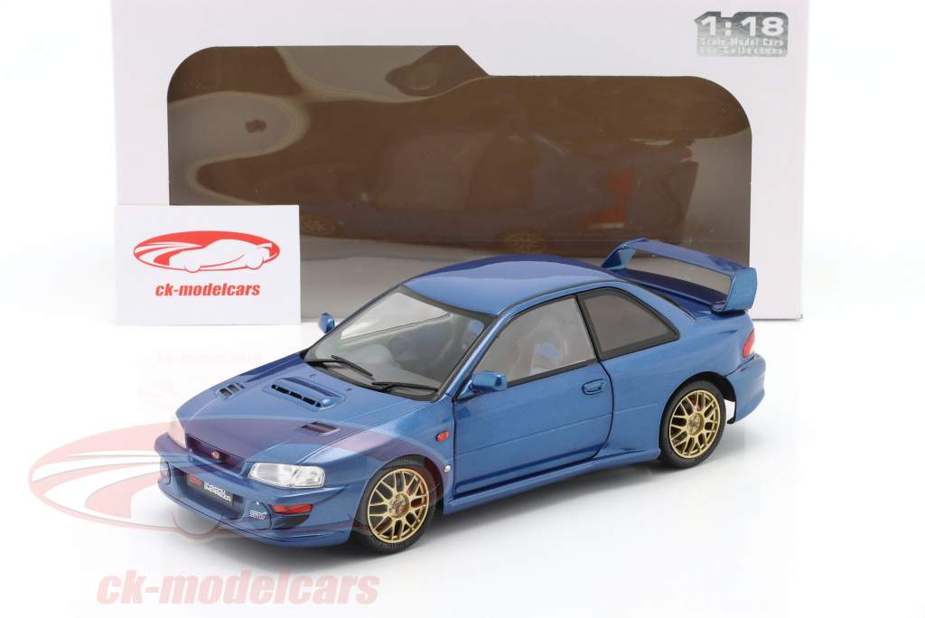 Solido 1:18 Subaru Impreza 22B STi 建设年份1998 sonic 蓝色的