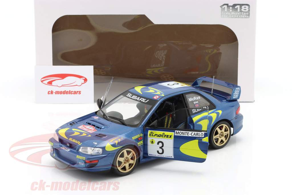 Subaru Impreza S5 WRC #3 3rd Rallye Monte Carlo 1998 McRae, Grist 1:18 Solido