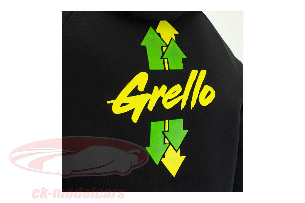 Manthey-Racing Pullover con cappuccio Grello #911 Nero / giallo / verde