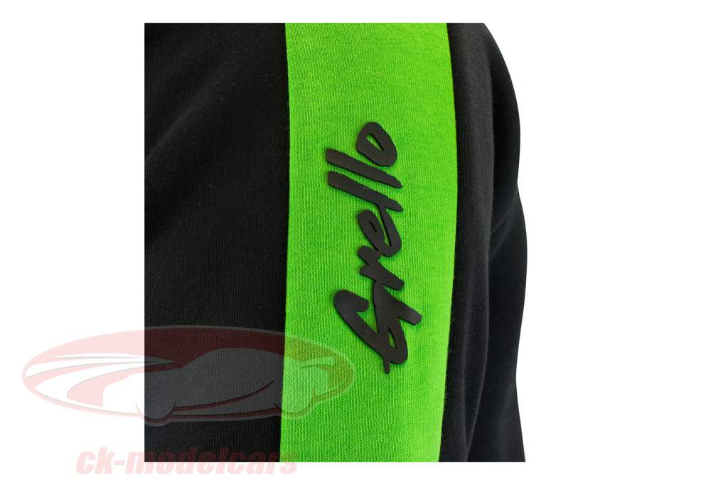 Manthey-Racing Pullover con cappuccio Grello #911 Nero / giallo / verde