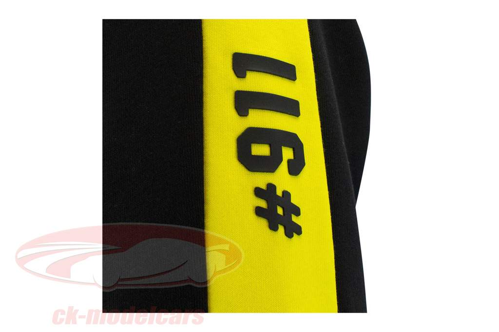 Manthey-Racing Pullover con cappuccio Grello #911 Nero / giallo / verde