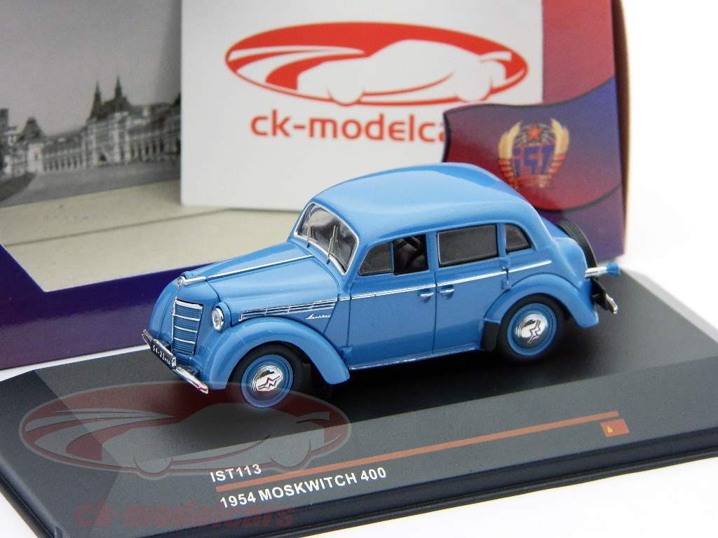 Moskwitch 400 Bj. 1954 hellblau / light blue 1:43 Ixo IST