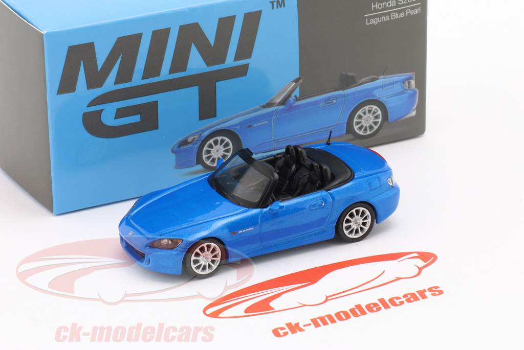 Honda S2000 (AP2) lagune perleblå 1:64 TrueScale