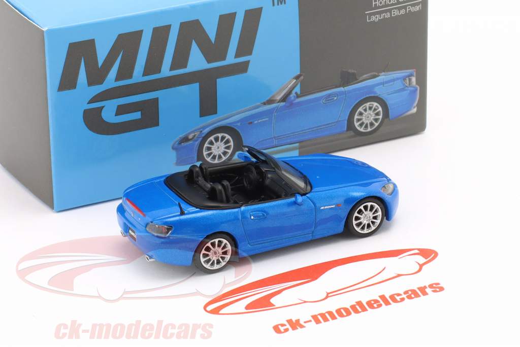 Honda S2000 (AP2) lagune perleblå 1:64 TrueScale