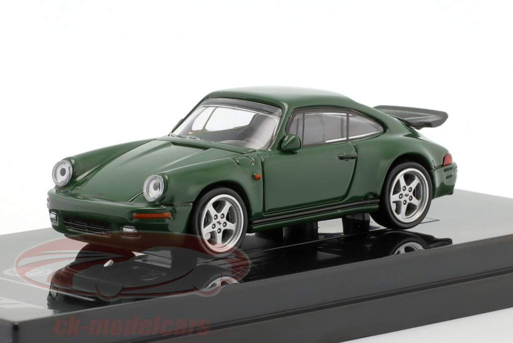 Porsche RUF CTR Année de construction 1987 vert irlandais 1:64 Paragon Models