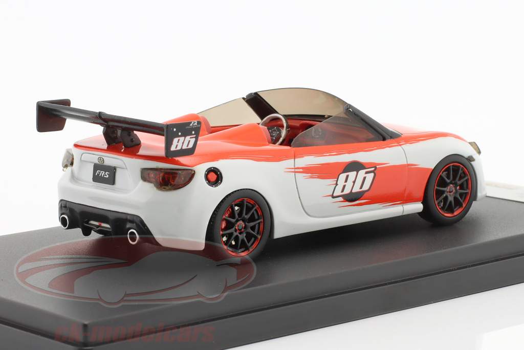 Scion FR-S Speedster Cartel Customs Concept 2012 #86 Blanco / rojo 1:43 Premium X