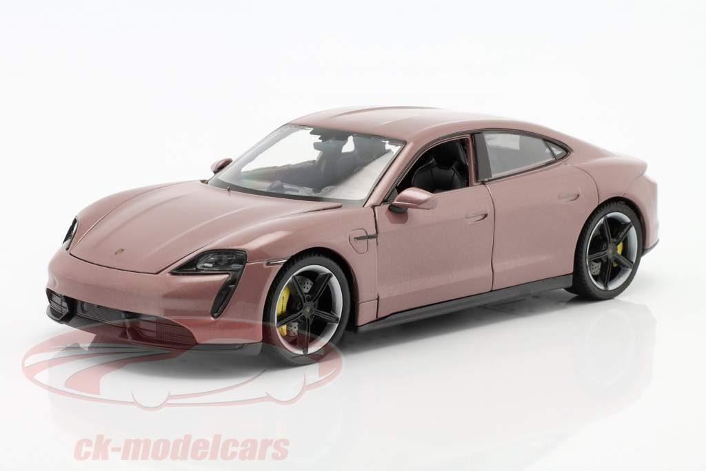 Porsche Taycan Turbo S Baujahr 2020 frozenberry metallic 1:24 Welly