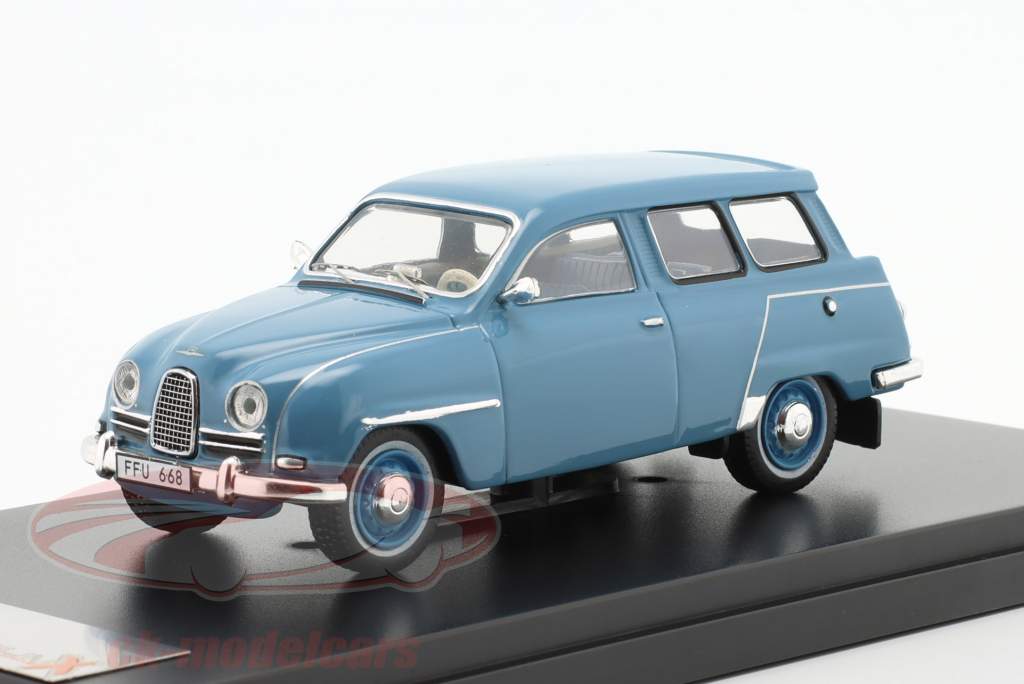 Saab 95 année de construction 1961 bleu 1:43 PremiumX