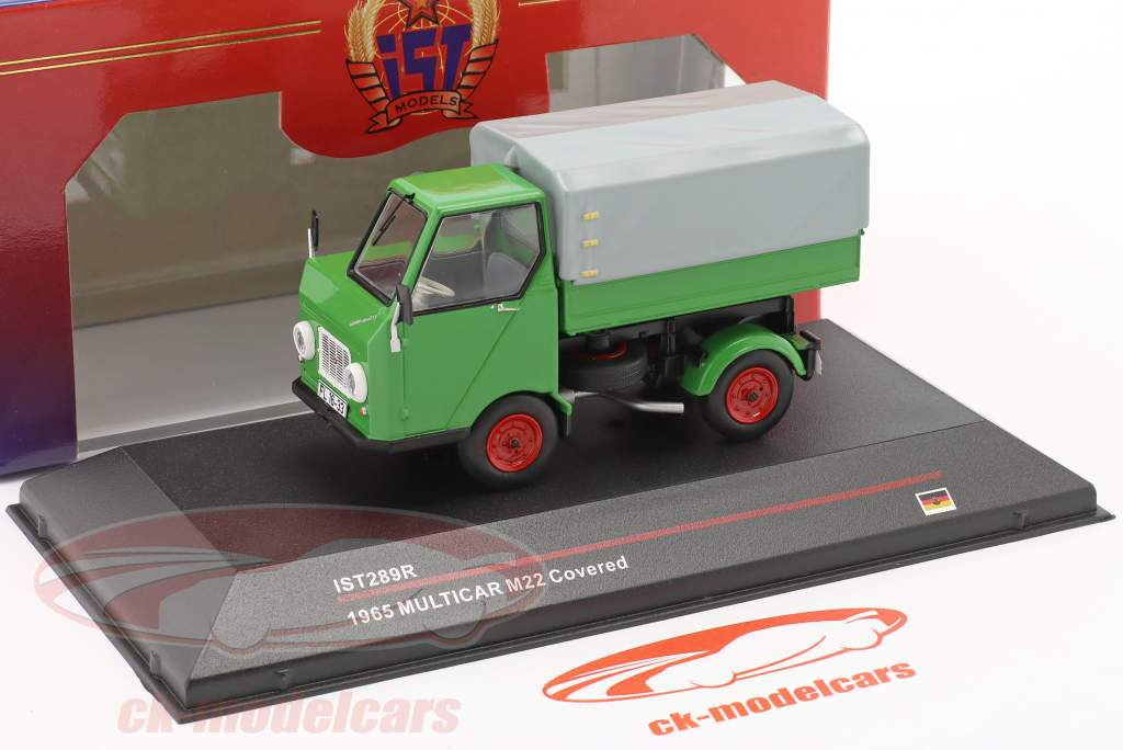 Multicar M22 Covered año 1965 verde 1:43 Ixo