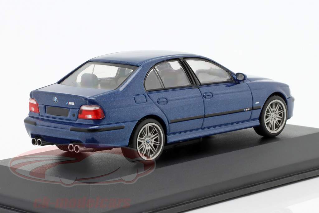 BMW M5 (E39) 5.0 V8 32V Baujahr 2003 avus blau 1:43 Solido