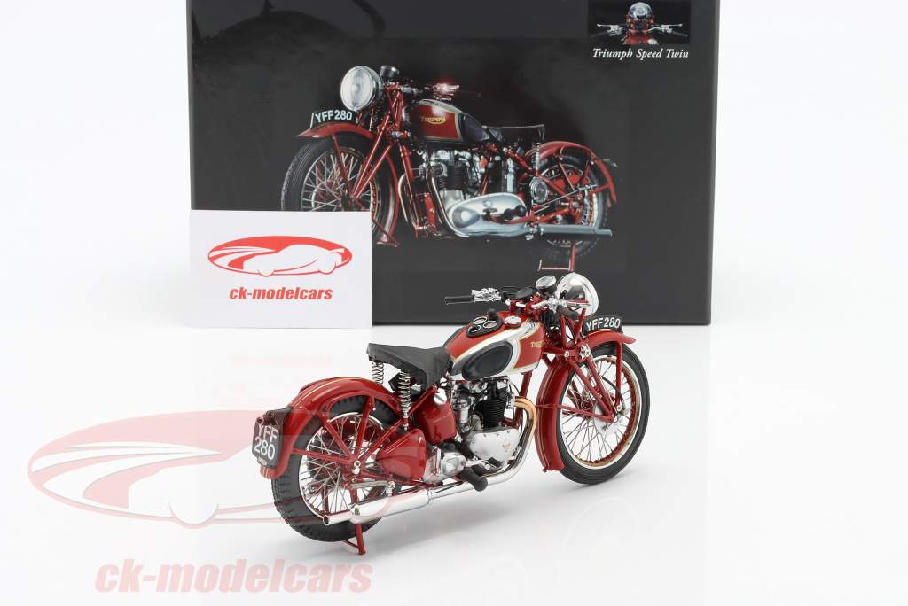 Triumph Speed Twin Baujahr 1939 rot 1:12 Minichamps