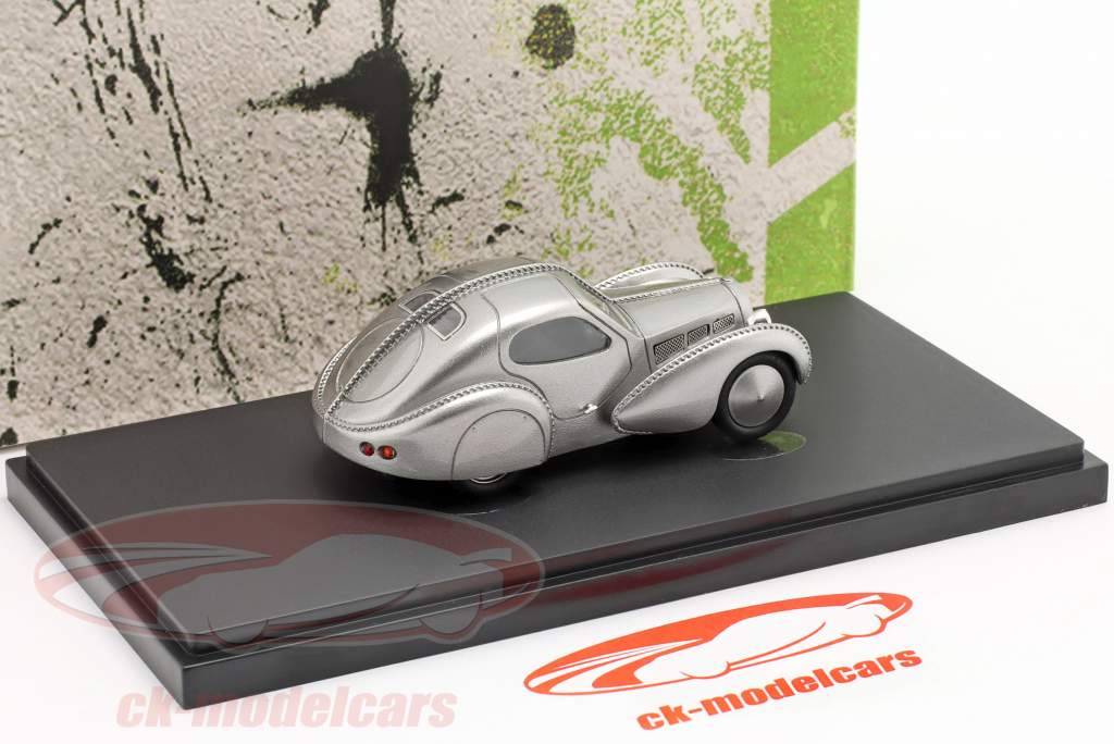 Bugatti Type 68 Coupe Byggeår 1945 sølv 1:43 AutoCult