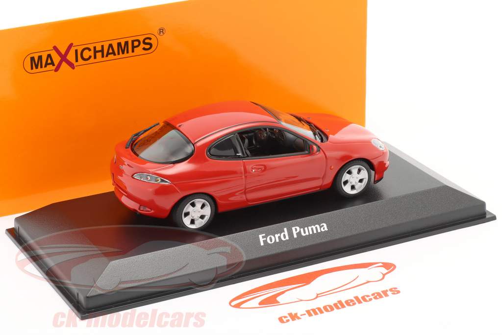 Ford Puma Byggeår 1998 rød 1:43 Minichamps