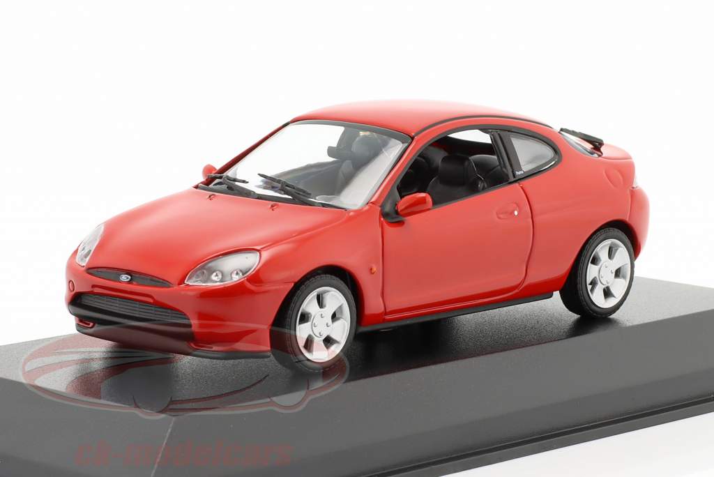 Ford Puma Byggeår 1998 rød 1:43 Minichamps