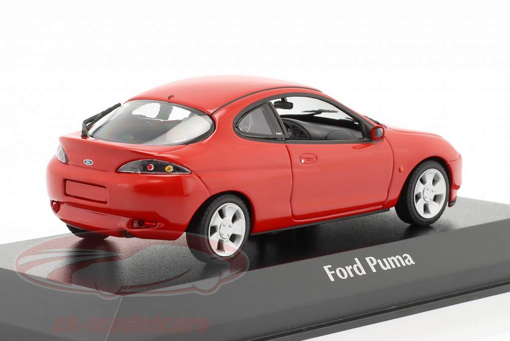 Ford Puma Byggeår 1998 rød 1:43 Minichamps