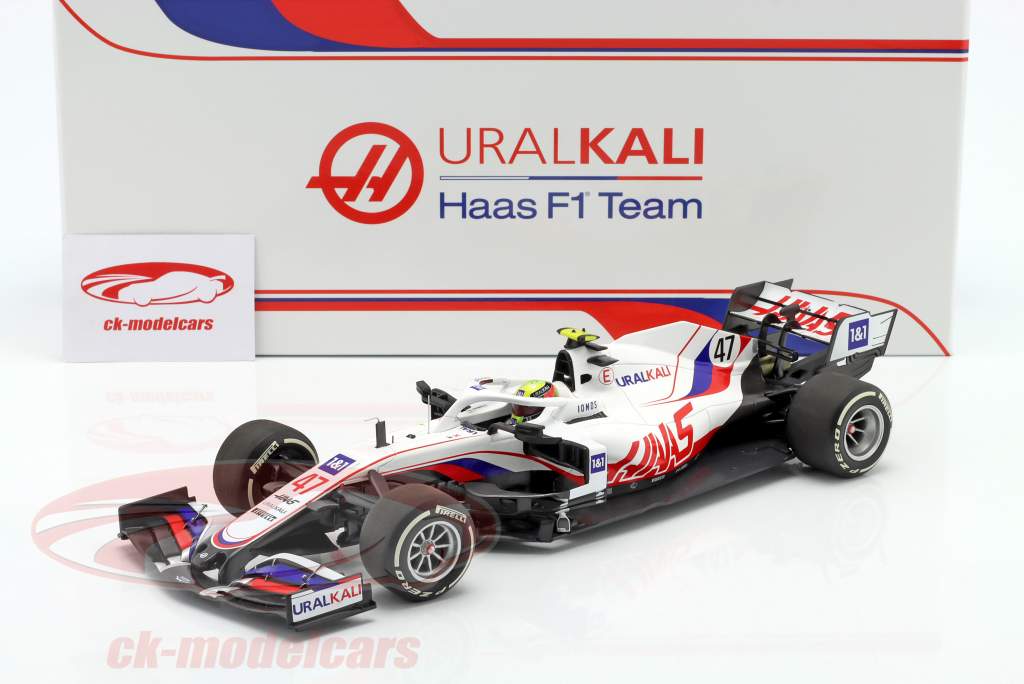 Mick Schumacher Haas VF-21 #47 Bahrain GP formula 1 2021 1:18 Minichamps