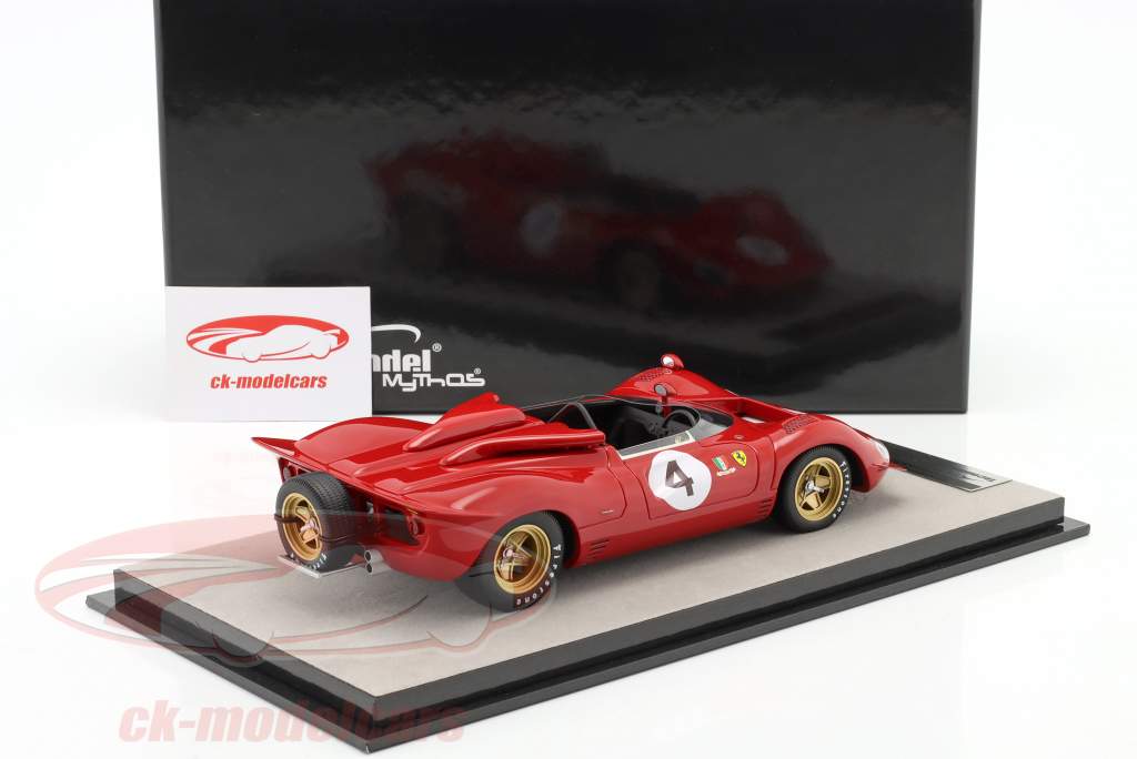 Ferrari 350 P4 #4 Tasman Surfers Paradise 1968 C. Amon 1:18 Tecnomodel