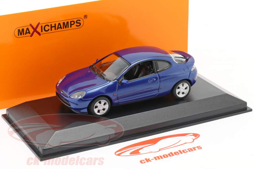 Ford Puma Año de construcción 1996 azul metálico 1:43 Minichamps