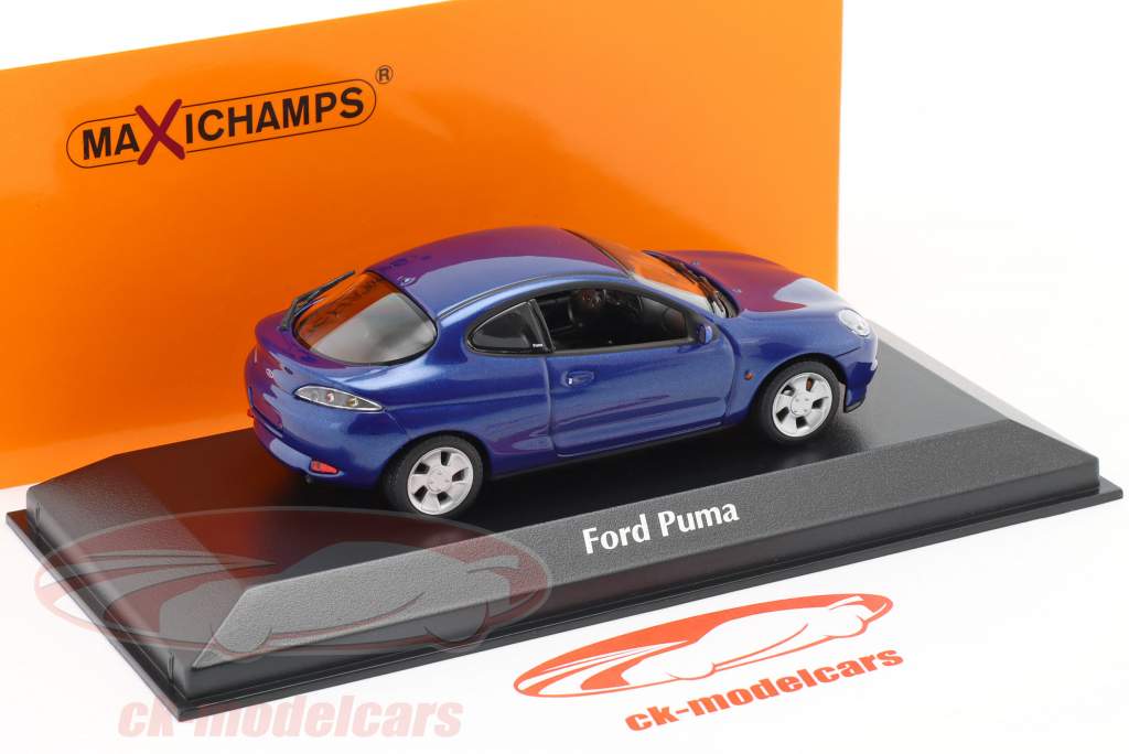 Ford Puma Año de construcción 1996 azul metálico 1:43 Minichamps