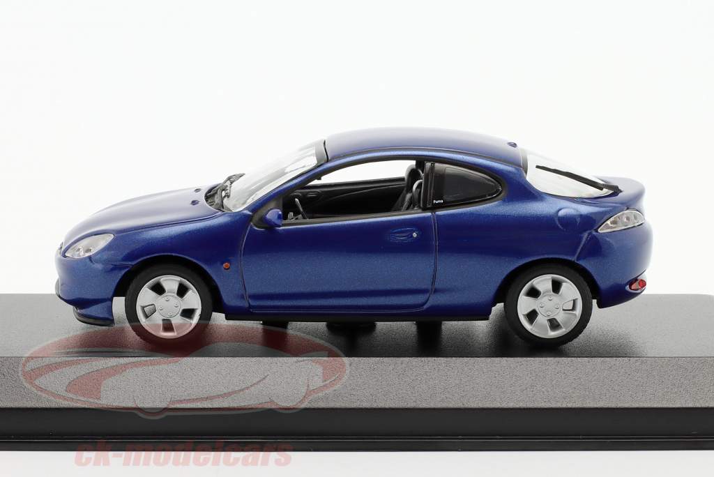Ford Puma Año de construcción 1996 azul metálico 1:43 Minichamps