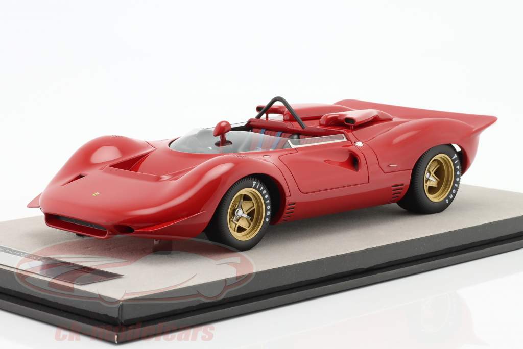 Ferrari 350 P4 Can Am Trykke version 1967 rød 1:18 Tecnomodel
