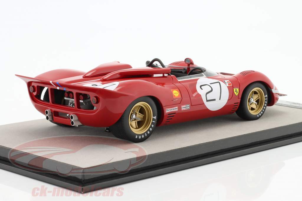 Ferrari 350 P4 #27 Can-Am Laguna Seca 1967 Williams 1:18 Tecnomodel