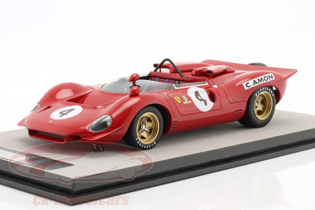 Ferrari 350 P4 #4 Tasman Surfers Paradise 1968 C. Amon 1:18 Tecnomodel