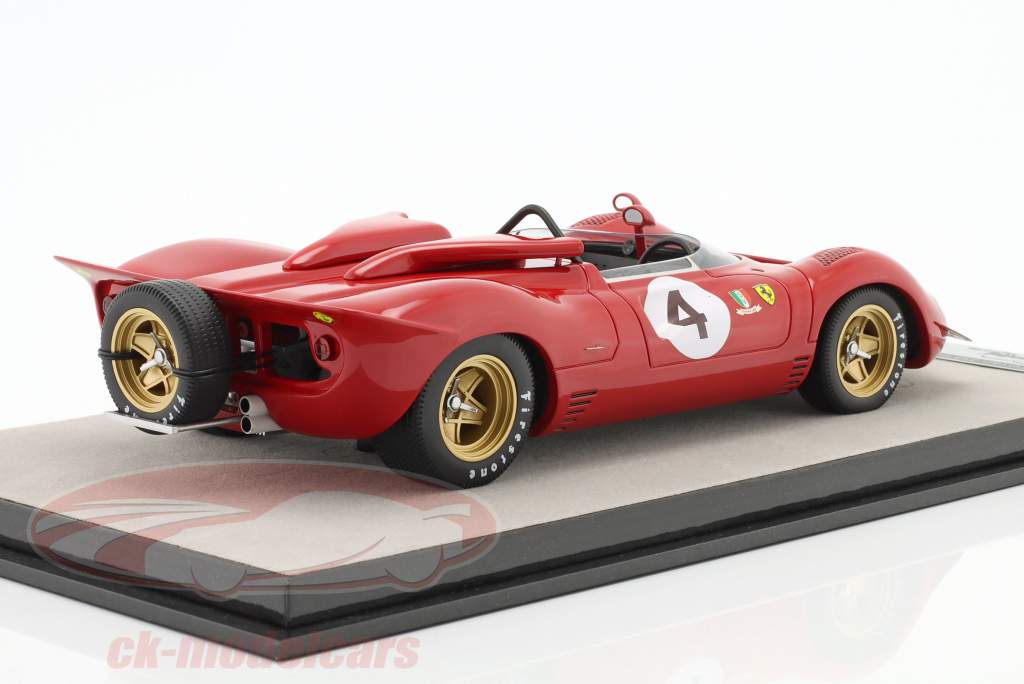Ferrari 350 P4 #4 Tasman Surfers Paradise 1968 C. Amon 1:18 Tecnomodel