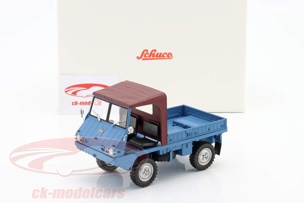 Schuco 1:18 Steyr-Puch Haflinger year 1959-74 blue 450043900