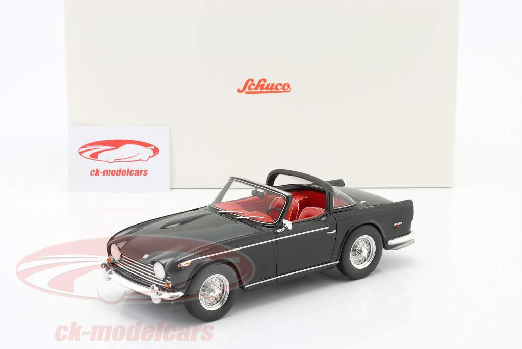 Triumph TR5 Open Top Año de construcción 1967-68 negro 1:18 Schuco
