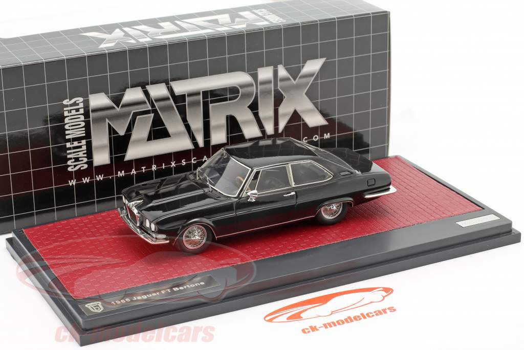 Jaguar FT Bertone Год постройки 1966 черный 1:43 Matrix