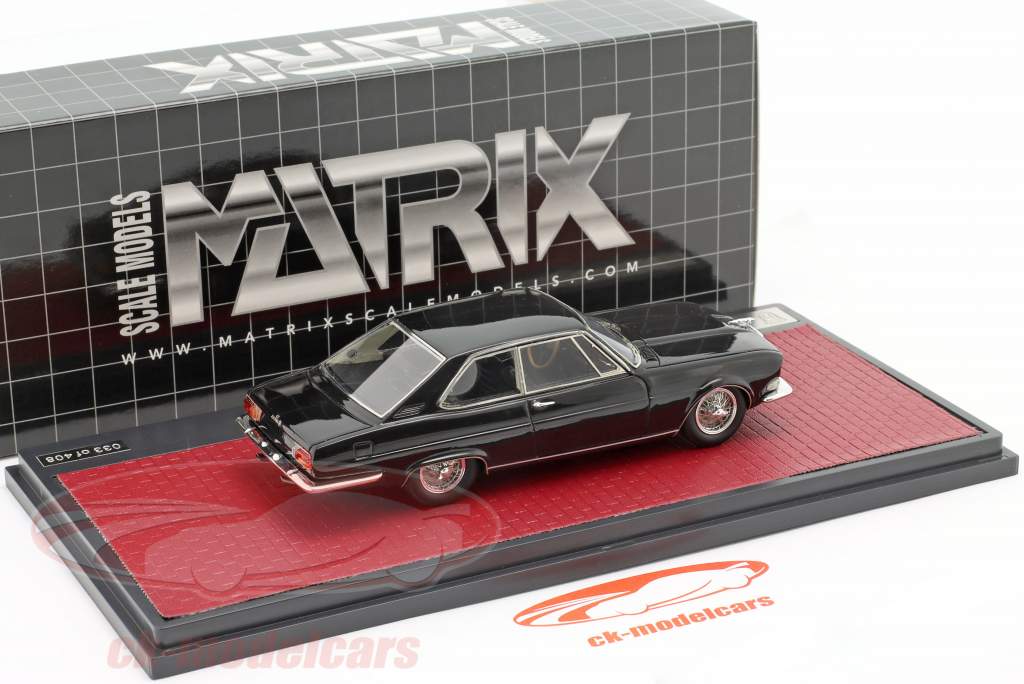 Jaguar FT Bertone Год постройки 1966 черный 1:43 Matrix