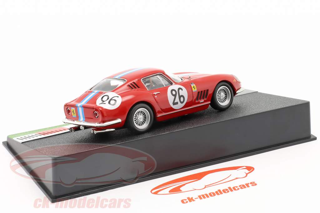 Ferrari 275 GTB #26 24h LeMans 1966 Biscaldi, Bourbon-Parma 1:43 Altaya