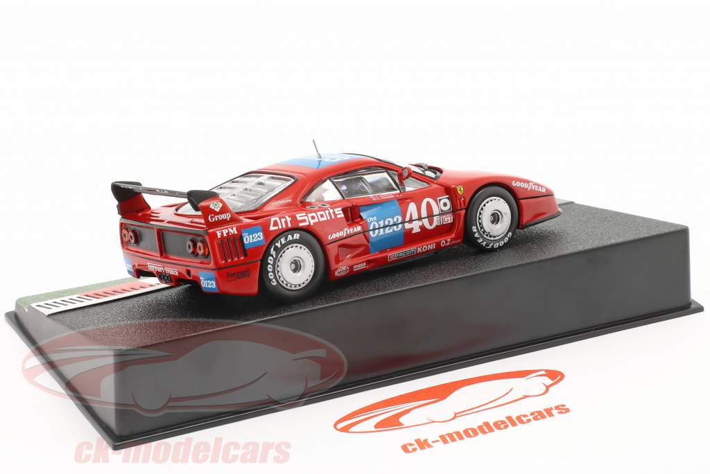 Ferrari F40 Competizione #40 IMSA GTO Topeka 1990 J. L. Schlesser 1:43 Altaya