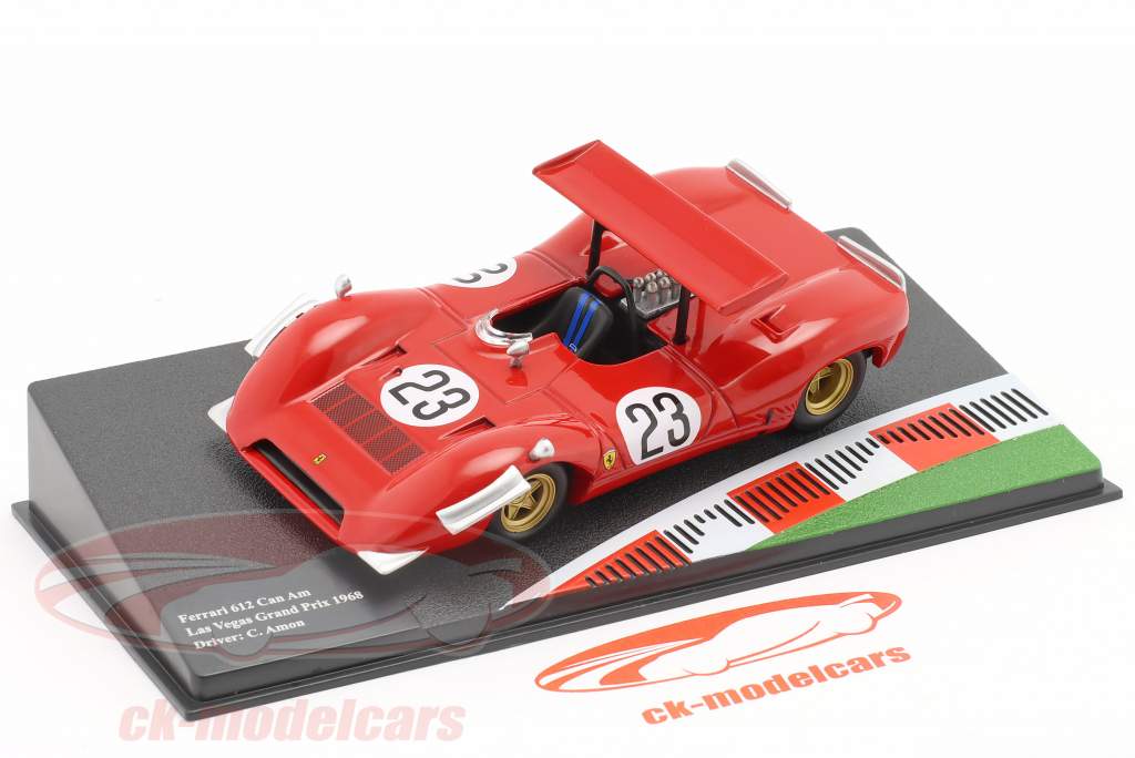 Ferrari 612 P #23 Can-Am Las Vegas 1968 C. Amon 1:43 Altaya