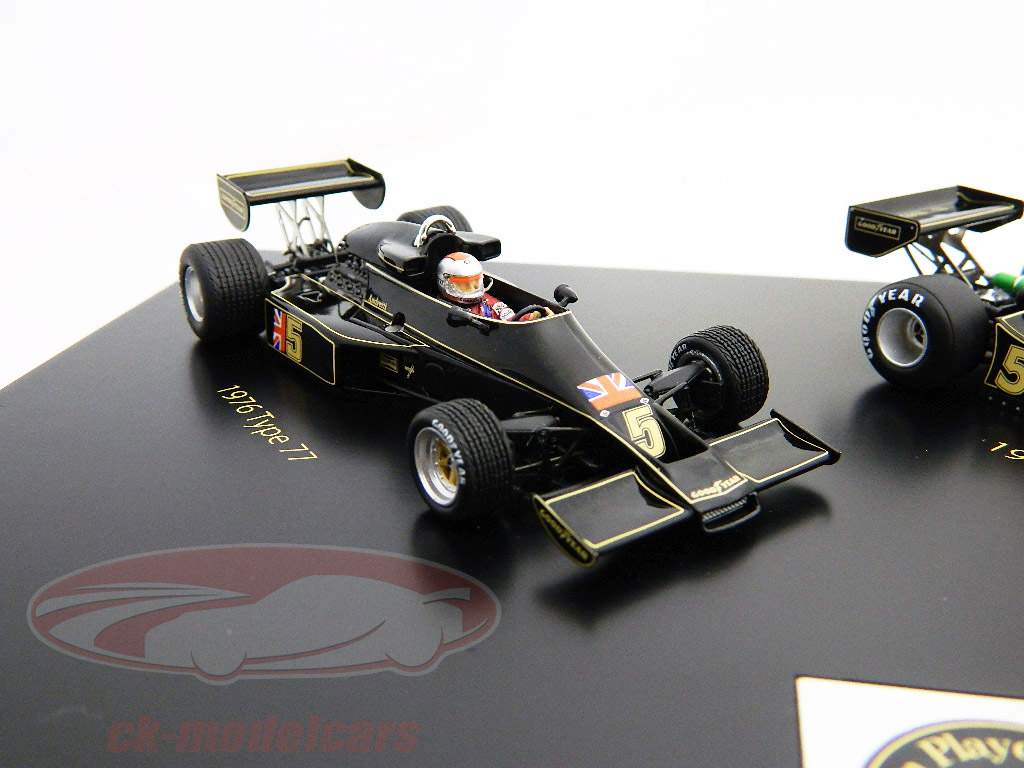 チームロータスJPS 3両セットタイプ77、タイプ78タイプ79フォーミュラ1 1976年から1978年1時43 TRSC