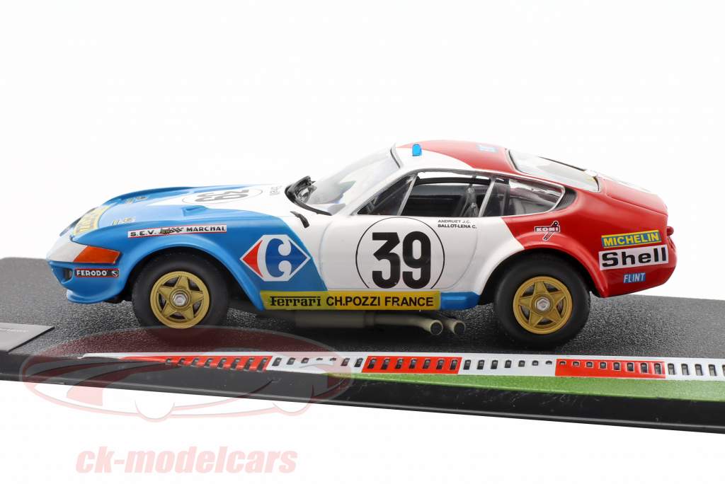 Ferrari 365 GTB/4 #39 Winner GT class 24h LeMans 1972 1:43 Altaya
