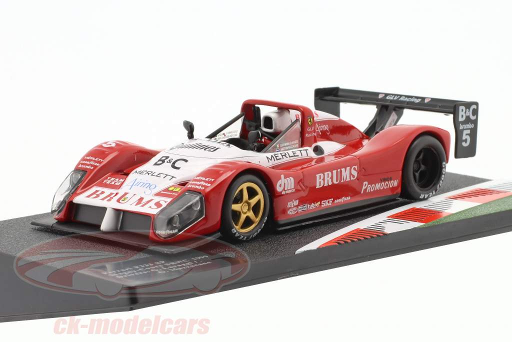 Ferrari F333 SP #5 vinder Magny-Cours SRWC 1999 Lavaggi, Mazzacane 1:43 Altaya