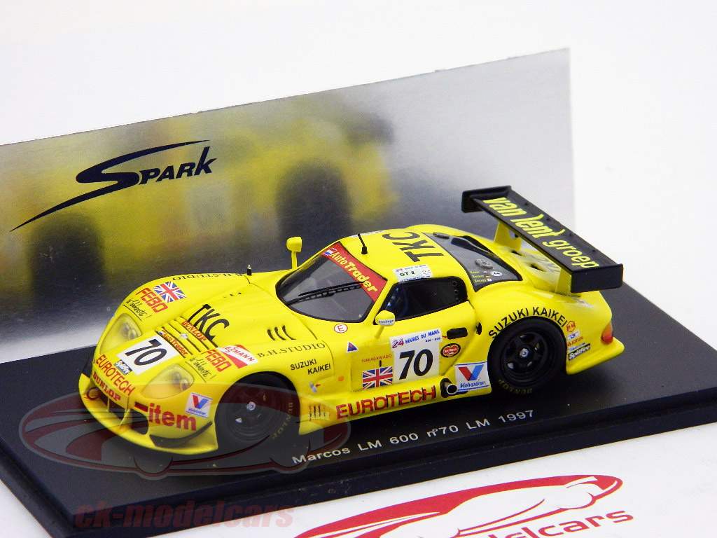 Marcos LM 600 #70 LeMans 24h 1997 Euser / Becker / Suzuki Spark 1:43